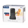 BLOW Czarny telefon dla seniora z ładowarką stojącą S18D