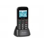 BLOW Czarny telefon dla seniora z ładowarką stojącą S18D