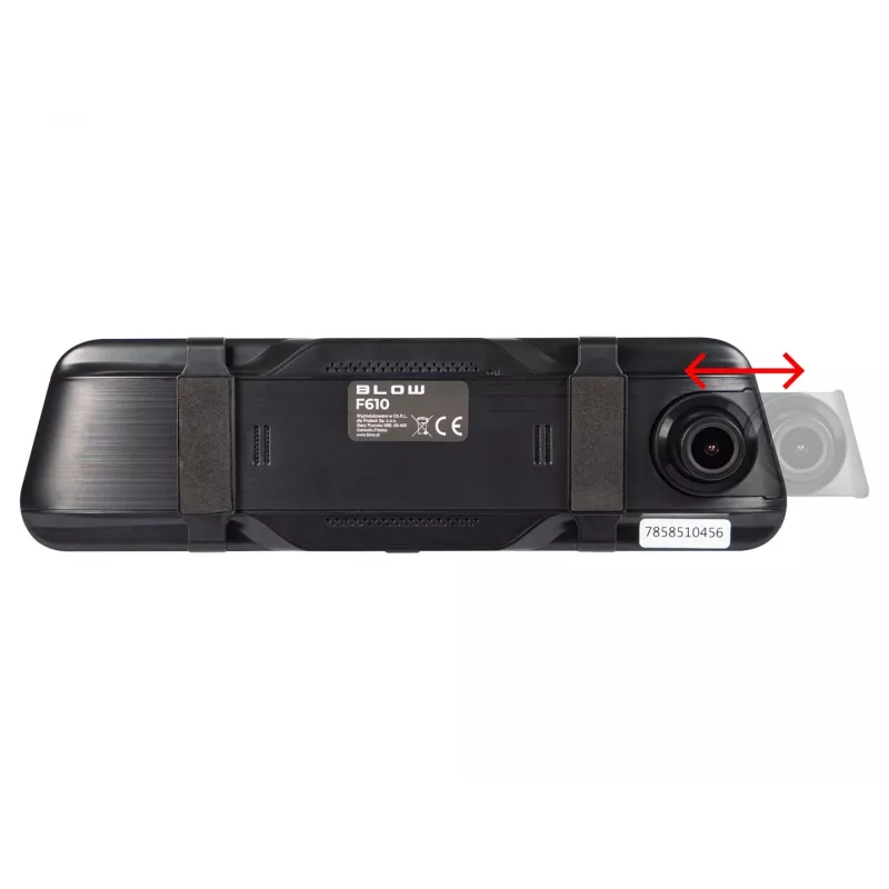 BLOW Blackbox DVR F610 10 inch Mirror Dash Cam with Reversing Camera