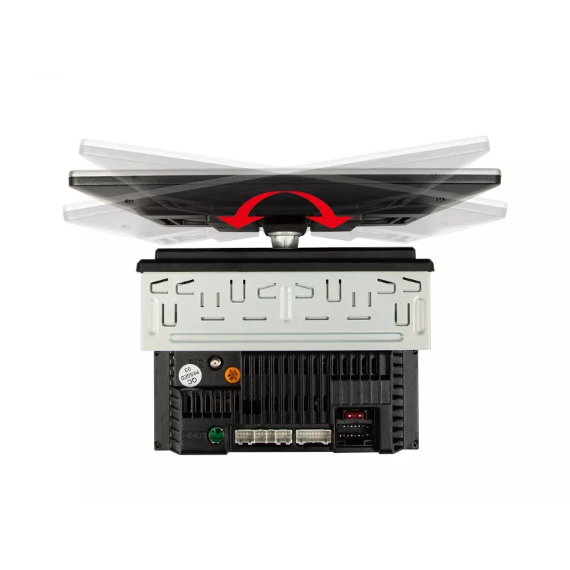 BLOW CP01 1DIN 10,1 cala Radio Samochodowe Android 10 z Obracanym Ekranem, Bezprzewodowe CarPlay i Android Auto, GPS, Wi-Fi, Bluetooth