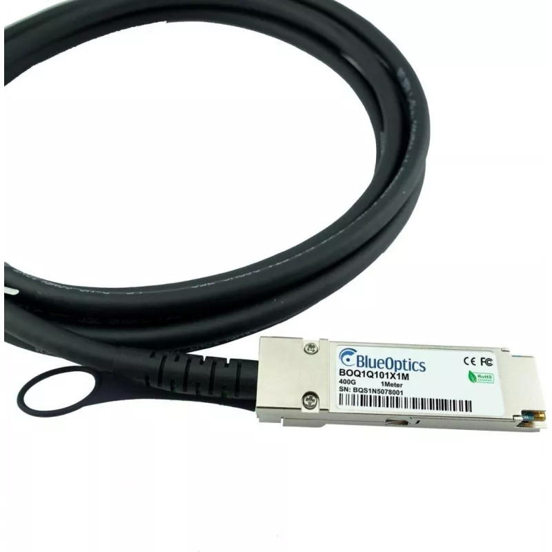 Kabel BLUELAN 400G QSFP112 Direct Attach Copper, 1m, kompatybilny z Supermicro CBL-NTWK-0912-QSFP-1 CBL-NTWK-0912-QSFP-1-BL
