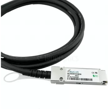 BLUELAN 40G-DACP-QSFP1M-BL Kompatybilny z Extreme Networks 40G QSFP+ Direct Attach Copper Cable, 40GBASE-CR4, 1m, Pasywny Twinax, PVC