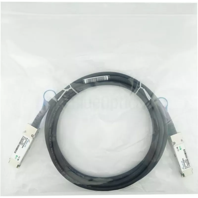BLUELAN BlueOptics BL070701W3M30-BL kabel DAC InfiniBand HDR QSFP56 3m pomarańczowy