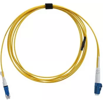 BlueOptics Duplex Fiber Optic Patch Cable CS-UPC to LC-UPC Singlemode OS2 4m Yellow LSZH
