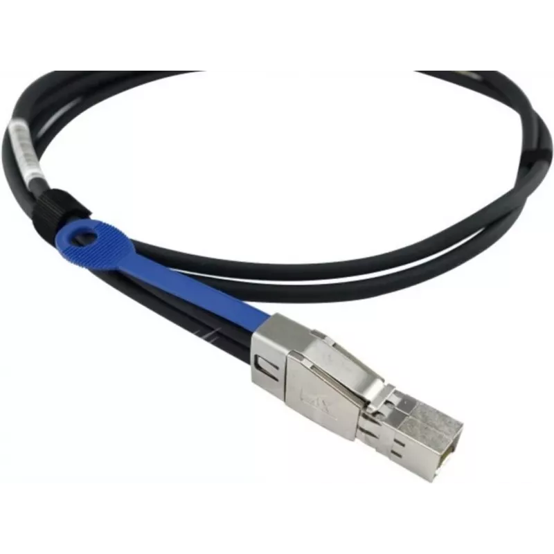 BLUEOPTICS HPE 716189-B21 Compatible BlueLAN MiniSAS Hybrid Cable, 4x Mini-SAS (SFF-8088) do 4x Mini-SAS HD (SFF-8644), AWG30, 1 metr (716189-B21-BL)