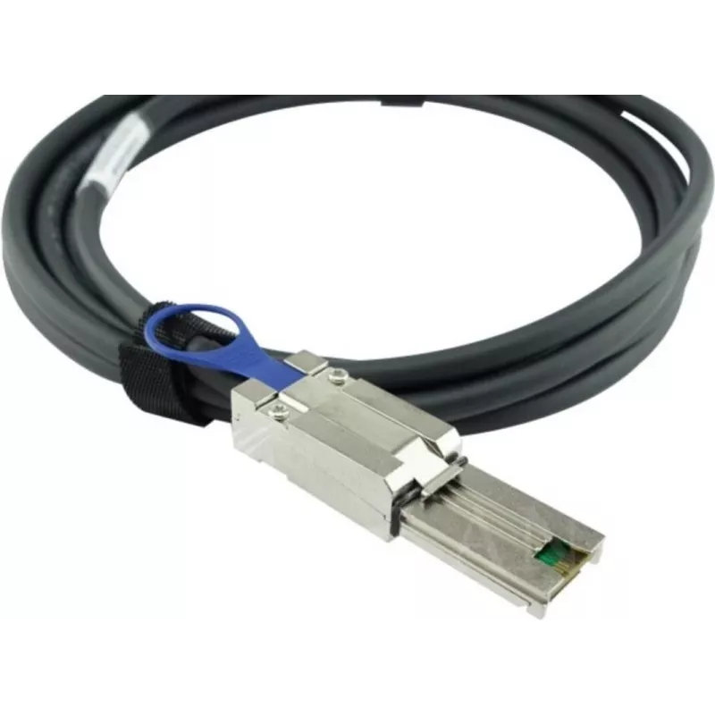 BLUEOPTICS HPE 716189-B21 Compatible BlueLAN MiniSAS Hybrid Cable, 4x Mini-SAS (SFF-8088) do 4x Mini-SAS HD (SFF-8644), AWG30, 1 metr (716189-B21-BL)