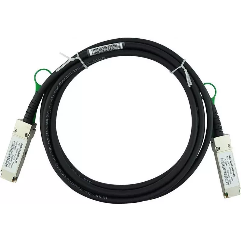 BlueOptics QSFP-H40G-CU5M Kompatybilny z Cisco 40G QSFP Direct Attach Copper Cable, 5m, 28AWG