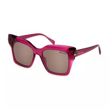 Okulary przeciwsłoneczne Blumarine damskie SBM832S5401BV Motylkowe Acetat Czerń Szary Gradient UV400