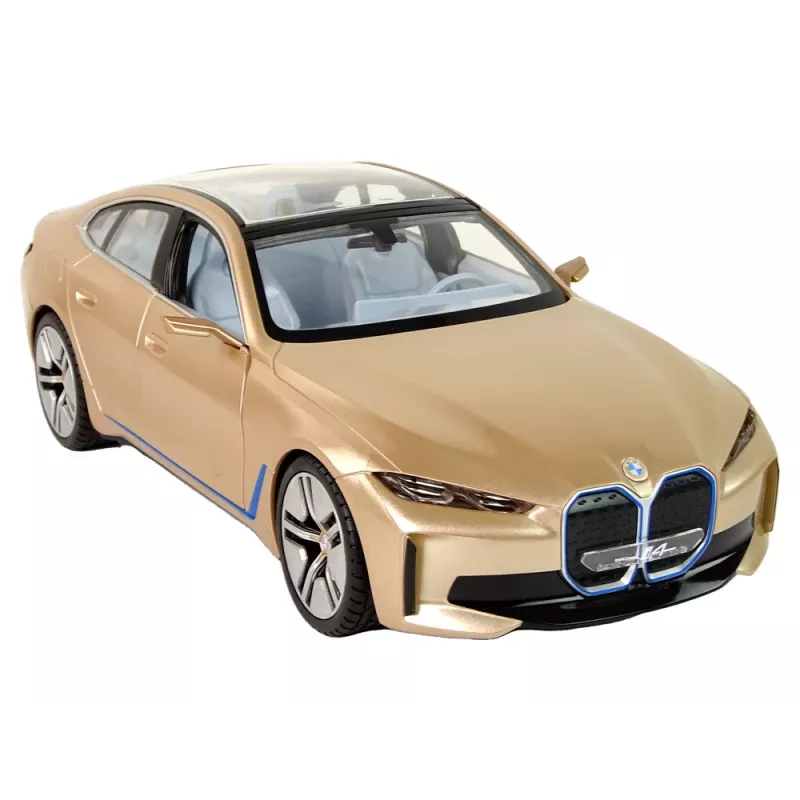 Samochód zdalnie sterowany BMW I4 RC Rastar Złoty 1:14