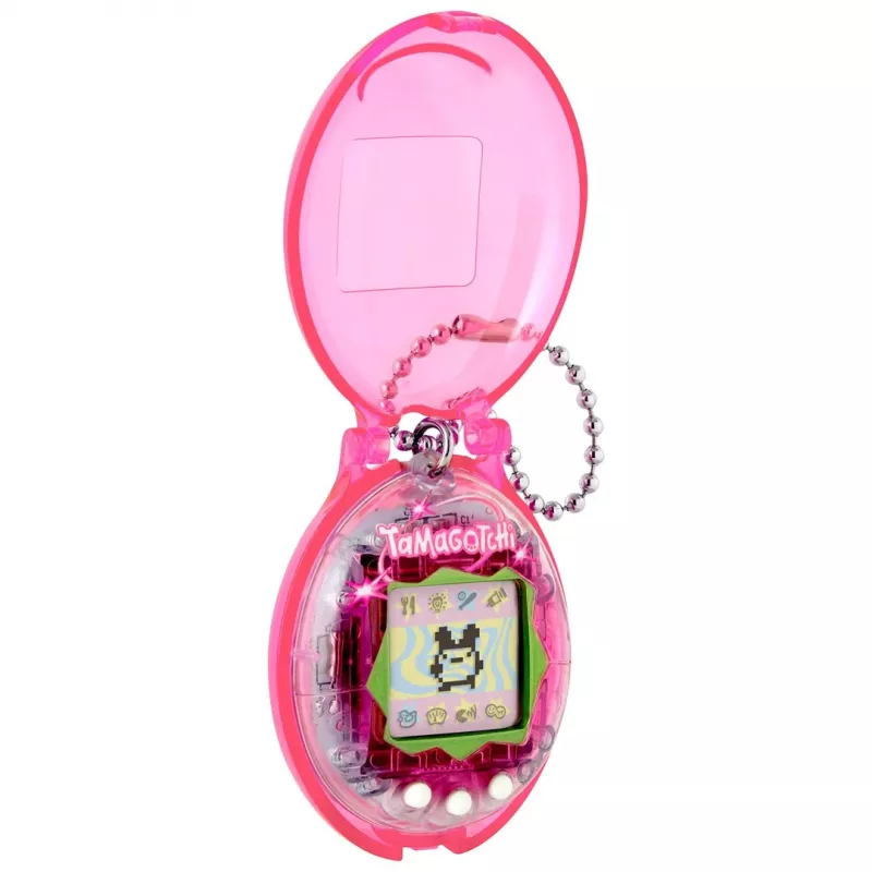 BND Tamagotchi Original Wirtualne Zwierzątko z Etui Ochronnym - Różowy