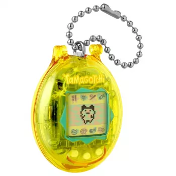 BND Tamagotchi Original z etui - żółty