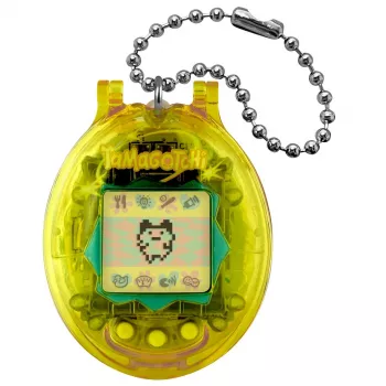BND Tamagotchi Original z etui - żółty