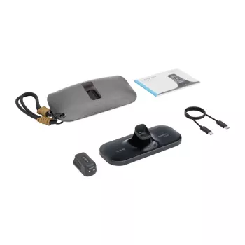 BoboVR CG2 Stacja ładująca do gogli VR – 3-w-1 magnetyczna dokująca z klipsem 350mAh i etui podróżnym, czarny