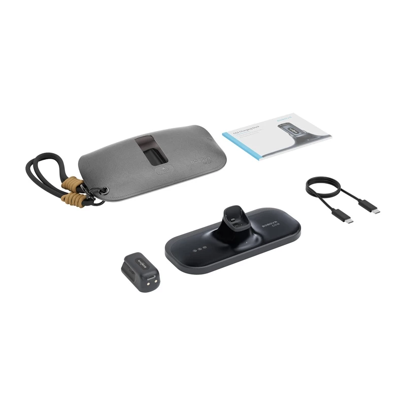 BoboVR CG2 Stacja ładująca do gogli VR – 3-w-1 magnetyczna dokująca z klipsem 350mAh i etui podróżnym, czarny