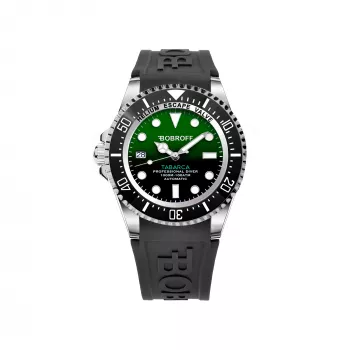 Bobroff BF0002i-BFSTN Męski Zegarek Analogowy Kwarcowy 42mm Czarna Stal Nierdzewna