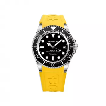 BOBROFF MAN BF0001-BFSTA 44mm Zegarek Kwarcowy Analogowy Niebieska Tarcza Stal Nierdzewna