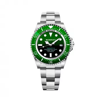 Zegarek analogowy BOBROFF MAN BF0002J1bv kwarcowy 44mm czarna skóra