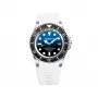 BOBROFF MAN BF0003-BFSTB Analogowy Zegarek Kwarcowy 42mm Stal Nierdzewna Czarna Skóra