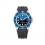 BOBROFF MAN BF0003baBFSTN Analogowy Zegarek Kwarcowy 42mm Stal Nierdzewna Czarna Tarcza Skórzany Pasek