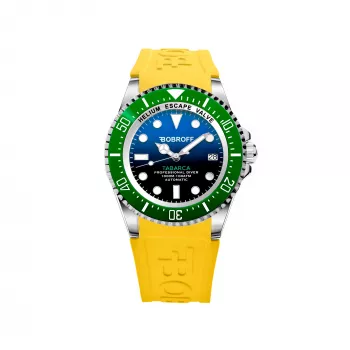 BOBROFF MAN BF0003bvBFSTA 44mm Stalowy Kwarcowy Zegarek Analogowy
