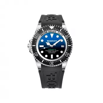 BOBROFF MAN BF0003i-BFSTN 44mm Męski Zegarek Kwarcowy Analogowy ze Stali Nierdzewnej