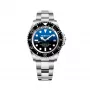 BOBROFF MAN BF0003J1 Analogowy Zegarek Kwarcowy 44mm Czarna Tarcza Skórzany Pasek