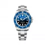 BOBROFF MAN BF0003J1ba 44mm Zegarek analogowy kwarcowy - Czarna tarcza, skórzany pasek