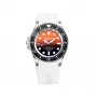 BOBROFF MAN BF0004i-BFSTB 42mm Analogowy Zegarek Kwarcowy Stal Nierdzewna Czarna Tarcza Srebrna Bransoleta