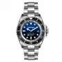 BOBROFF MAN BF003 Analogowy Zegarek Kwarcowy 44mm Czarna Tarcza Skórzany Pasek