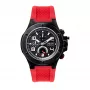 BOBROFF MAN BF1002M14 Analogowy Zegarek Kwarcowy 42mm Czarna Tarcza Skórzany Pasek