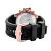 BOBROFF MAN BF1002M15 Analogowy Zegarek Kwarcowy 43mm Czarna Tarcza Skórzany Pasek