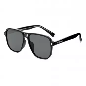 Okulary przeciwsłoneczne BOBROFF MAN BFG0003-C1 - ochrona UV400, soczewki poliwęglanowe, szerokość soczewki 56 mm