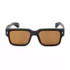 BOBROFF Męskie okulary przeciwsłoneczne prostokątne BFG0021-C1 czarne/szare UV400
