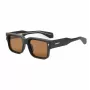 BOBROFF Męskie okulary przeciwsłoneczne prostokątne BFG0021-C1 czarne/szare UV400