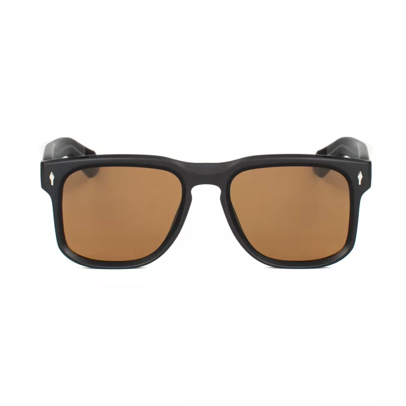 BOBROFF męskie okulary przeciwsłoneczne kwadratowe BFG0016-C2 52mm czarne