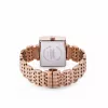 BOBROFF Woman BF0035 Zegarek kwarcowy analogowy 36mm srebrna tarcza czarny pasek skórzany