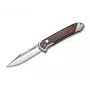 BOKER MAGNUM Magnum Rubico Nóż automatyczny - Głownia Drop Point ze stali nierdzewnej 440A, rękojeść aluminiowa, automatyczne otwieranie przyciskiem, blokada Plunge Lock, odwracalny klips do kieszeni, czarny