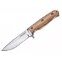 Boker Magnum Zebra Drop składany nóż 02SC337, ostrze Drop Point ze stali nierdzewnej 440A, rękojeść z drewna zebrano, blokada liner lock, nóż kieszonkowy EDC