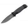 Nóż z pełnym tangiem Böker Plus Outdoorsman, 440C satynowy drop point, rękojeść G-10, pochwa Kydex