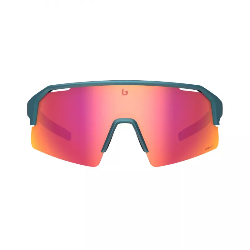 Okulary przeciwsłoneczne Bolle BS005007 Unisex - matowa czarna oprawka, soczewki TNS Gun - szerokość soczewki 64 mm