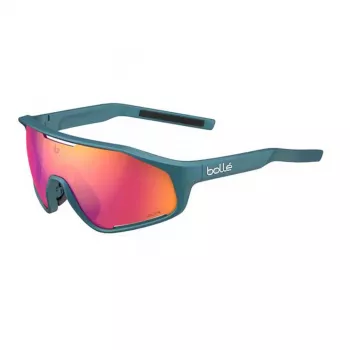Bolle BS010009 Unisex Sport Sunglasses - Black Nylon Frame, Grey Polycarbonate Lenses, UV400 Protection