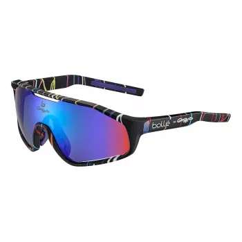 Okulary przeciwsłoneczne Bolle BS010011 Unisex, soczewka tarczowa 136mm, rama nylonowa, UV400