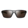 BOLLE BS045002-S Unisex Sportowe Okulary Przeciwsłoneczne - Matowa Czarna Oprawka, Szare Szkła, 63/15/130 mm
