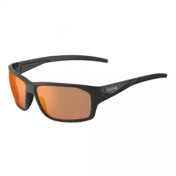Okulary przeciwsłoneczne Bolle BS136007 Unisex Phantom Brown Red Fotochromowe Polaryzowane Lustrzane Matowa Czerń