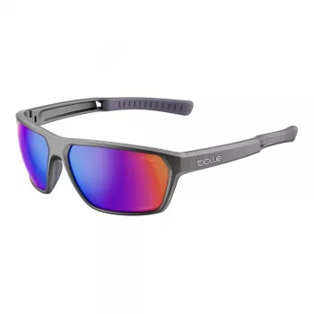 Okulary przeciwsłoneczne Bolle Unisex BS045001-S Czarna oprawka Szare soczewki polaryzacyjne 63/15/130 mm