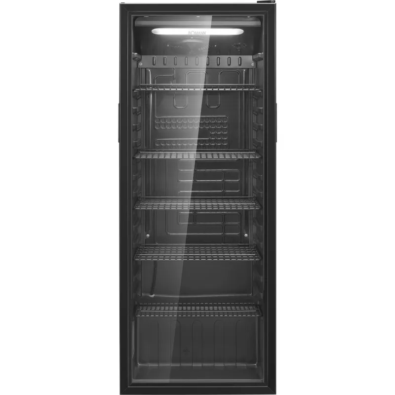 Bomann KSG 7292 Lodówka z drzwiami szklanymi 143 cm Biała