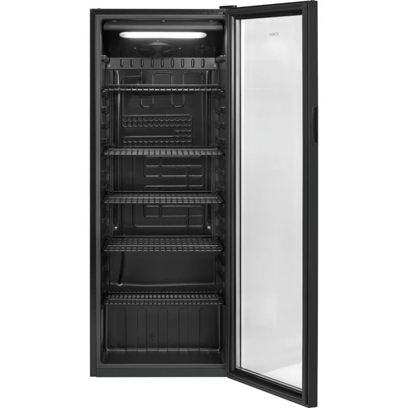 Bomann KSG 7292 Lodówka z drzwiami szklanymi 143 cm Biała