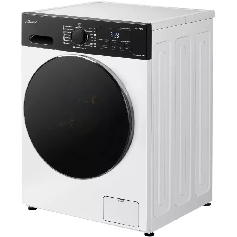 BOMANN WA 7112 Gofrownica w kształcie serca, 1000 W, biało-czarna