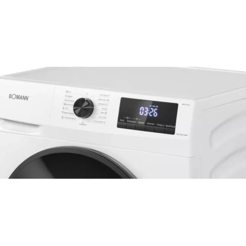 BOMANN WA 7175.1 Gofrownica w kształcie serca, 1300 W, biało-czarna