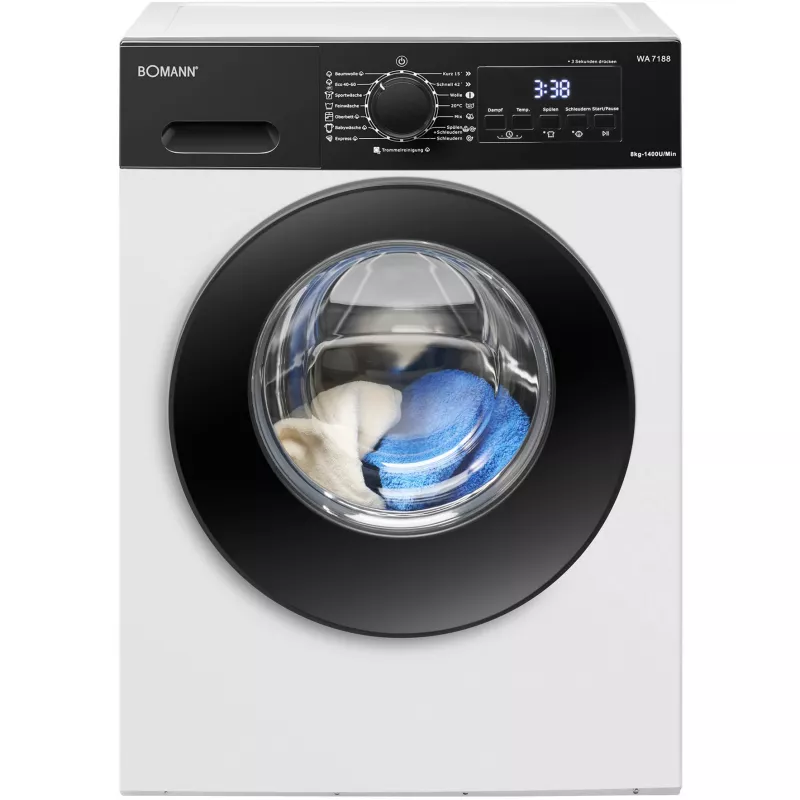 BOMANN WA 7188 Gofrownica w kształcie serca, 1300 W, Biały/Czarny